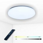 Round LED ceiling light "SOPOT" 2x18W