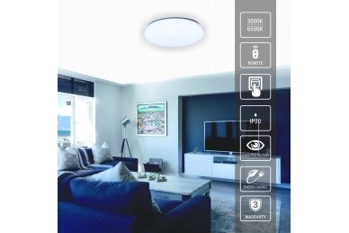 Pyöreä LED-kattovalo "SOPOT" 2x24W 2
