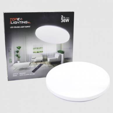Ümmargune LED-laevalgusti "SOPOT" 2x36W 13 Ümmargune LED-laevalgusti "SOPOT" 2x36W 13