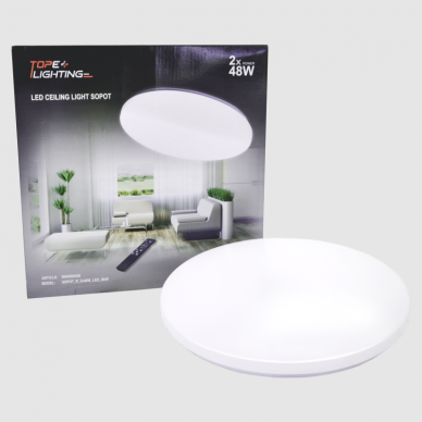 Ümmargune LED-laevalgusti "SOPOT" 2x48W 13 Ümmargune LED-laevalgusti "SOPOT" 2x48W 13