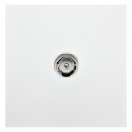 White TV antenna socket "BORA" (without frame) White TV antenna socket "BORA" (without frame)