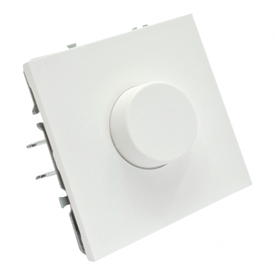 White dimmer switch "BORA" (without frame) 1