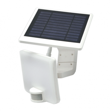 White LED floodlight with solar batery and PIR sensor "VISTA" 10W 9