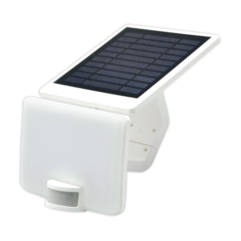 White LED floodlight with solar batery and PIR sensor "VISTA" 10W White LED floodlight with solar batery and PIR sensor "VISTA" 10W