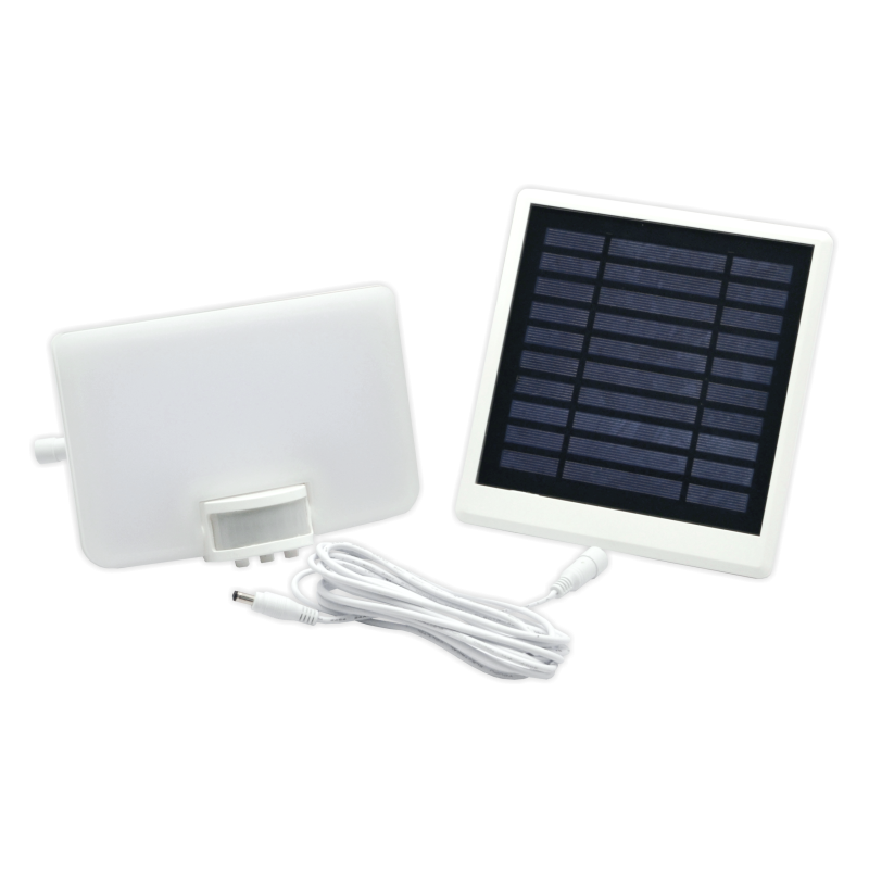 White LED floodlight with solar batery and PIR sensor "VISTA" 10W 4 White LED floodlight with solar batery and PIR sensor "VISTA" 10W 4
