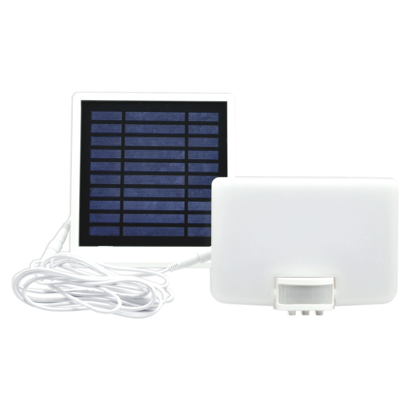 Balts LED prožektors ar saules bateriju un pir sensoru "VISTA" 10W 5 Balts LED prožektors ar saules bateriju un pir sensoru "VISTA" 10W 5