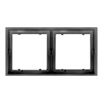 Two gang black frame "BORA"
