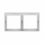 Two gang grey frame "BORA"