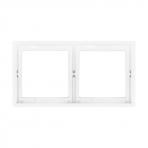 Two gang white frame "BORA"