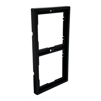 Double-gang vertical black frame "BORA" 2