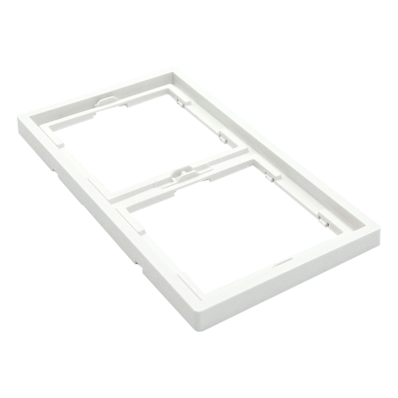 Double-gang vertical white frame "BORA" 1