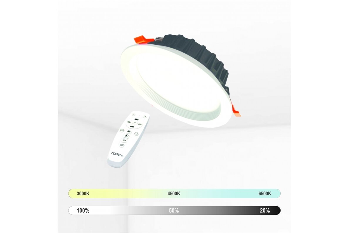 Okrągła wpuszczana oprawa LED typu downlight „BERN” 12W Okrągła wpuszczana oprawa LED typu downlight „BERN” 12W