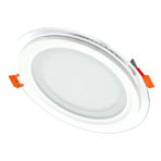 Reccesed round LED panel with glass "MODOLED" 12W