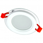 Reccesed round LED panel with glass "MODOLED" 6W