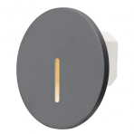 Recessed Round Grey LED Stair Light "PORTO" 1.5W (LI) Recessed Round Grey LED Stair Light "PORTO" 1.5W (LI)
