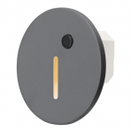 Recessed Round Grey LED Stair Light with Daylight and IR Sensor "PORTOSENS" 1.5W (LI) Recessed Round Grey LED Stair Light with Daylight and IR Sensor "PORTOSENS" 1.5W (LI)