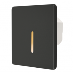 Recessed Square Black LED Stair Light "PORTO" 1.5W (LI) Recessed Square Black LED Stair Light "PORTO" 1.5W (LI)