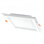 Reccesed square LED panel with glass "MODOLED" 18W