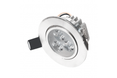 Okrągła wpuszczana metalowa oprawa LED typu downlight „LENS” 3W Okrągła wpuszczana metalowa oprawa LED typu downlight „LENS” 3W