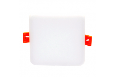 Kwadratowy wpuszczany panel LED „ROSA” 8W 2