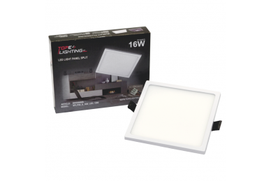Kwadratowy wpuszczany panel LED „SPLIT” 16W-4000K 6 Kwadratowy wpuszczany panel LED „SPLIT” 16W-4000K 6