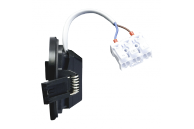 Wpustowy okrągły czarny panel LED „SPLIT” 5W-3000K 4 Wpustowy okrągły czarny panel LED „SPLIT” 5W-3000K 4