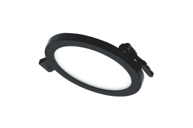 Wpustowy okrągły czarny panel LED „SPLIT” 8W-3000K Wpustowy okrągły czarny panel LED „SPLIT” 8W-3000K