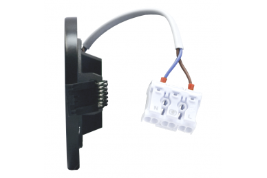 Wpustowy okrągły czarny panel LED „SPLIT” 8W-3000K 4 Wpustowy okrągły czarny panel LED „SPLIT” 8W-3000K 4