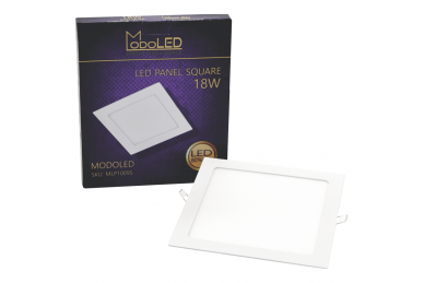 Kwadratowy wpuszczany panel LED „MODOLED” 18W 7 Kwadratowy wpuszczany panel LED „MODOLED” 18W 7