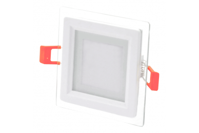 Kwadratowy wpuszczany panel LED z szybą „MODOLED” 6W 3 Kwadratowy wpuszczany panel LED z szybą „MODOLED” 6W 3
