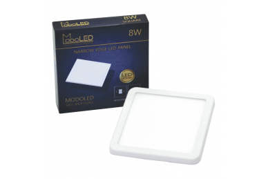 Kwadratowy wpuszczany panel LED z regulowanymi sprężynami „MODOLED” 8W 6 Kwadratowy wpuszczany panel LED z regulowanymi sprężynami „MODOLED” 8W 6