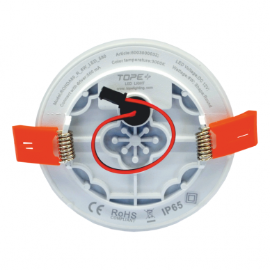 Sisseehitatud ümmargune LED-paneel "RONDA" 8W 4 Sisseehitatud ümmargune LED-paneel "RONDA" 8W 4