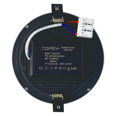 Reccesed round LED panel "SPLIT" 16W-4000K 4