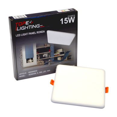 Reccesed square LED panel "RONDA" 14W 6 Reccesed square LED panel "RONDA" 14W 6