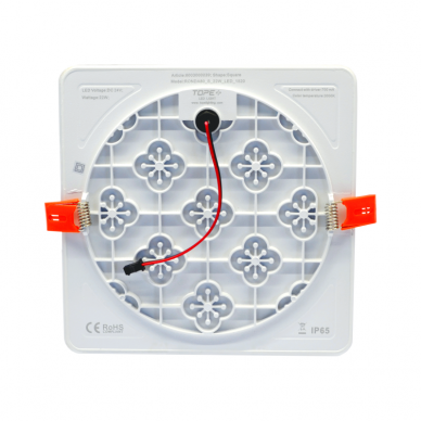 Sisseehitatud neljakandiline LED-paneel "RONDA" 20W 4 Sisseehitatud neljakandiline LED-paneel "RONDA" 20W 4