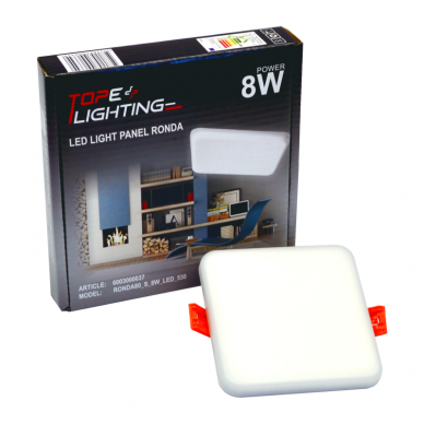 Reccesed square LED panel "RONDA" 8W 7 Reccesed square LED panel "RONDA" 8W 7