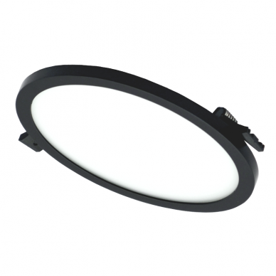 Reccesed round black LED panel "SPLIT" 16W-3000K Reccesed round black LED panel "SPLIT" 16W-3000K