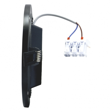 Iebūvējamais apalš melns LED panelis "SPLIT" 22W-3000K 4 Iebūvējamais apalš melns LED panelis "SPLIT" 22W-3000K 4