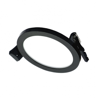 Reccesed round black LED panel "SPLIT" 5W-3000K Reccesed round black LED panel "SPLIT" 5W-3000K