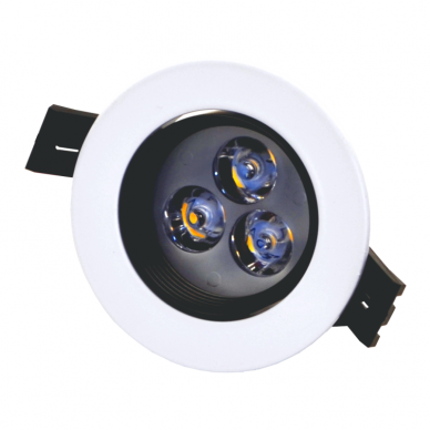 Reccesed round LED downlight "ANDA" 3W 1 Reccesed round LED downlight "ANDA" 3W 1