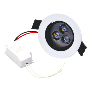 Reccesed round LED downlight "ANDA" 3W 5 Reccesed round LED downlight "ANDA" 3W 5