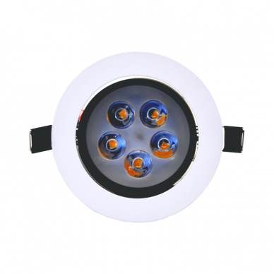 Reccesed round LED downlight "ANDA" 5W 1