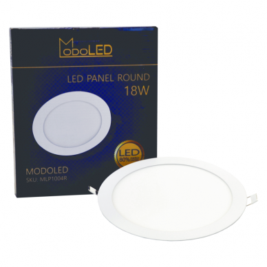 Reccesed round LED panel "MODOLED" 18W 7