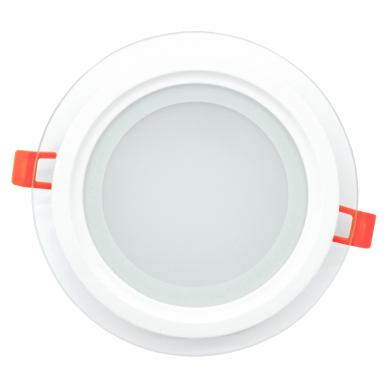 Reccesed round LED panel with glass "MODOLED" 12W 2