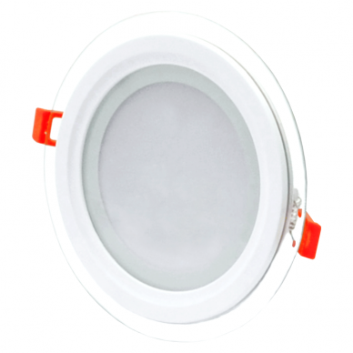 Reccesed round LED panel with glass "MODOLED" 12W 4