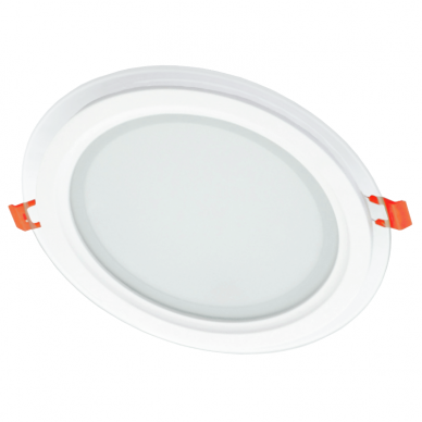 Reccesed round LED panel with glass "MODOLED" 18W