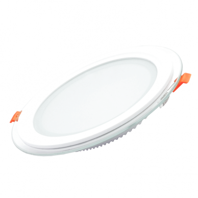 Reccesed round LED panel with glass "MODOLED" 18W 1