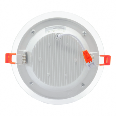 Reccesed round LED panel with glass "VESTA" 12W 4 Reccesed round LED panel with glass "VESTA" 12W 4