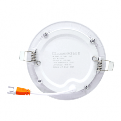 Įmontuojamas apvalus LED šviestuvas "VESTA" 6W 4 Įmontuojamas apvalus LED šviestuvas "VESTA" 6W 4