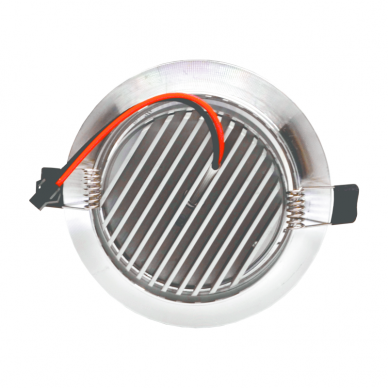 Reccesed round metal LED downlight "LENS" 5W 4